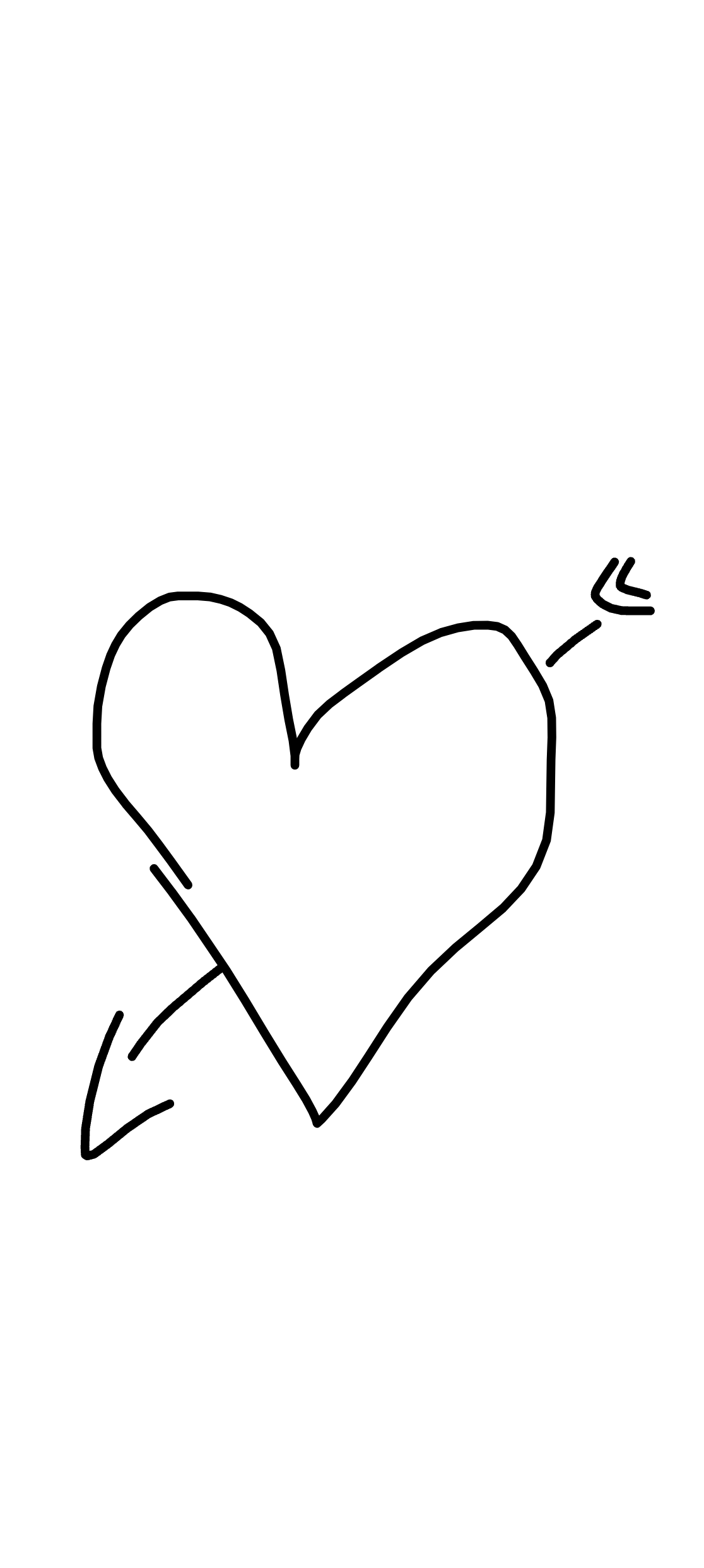 Original Heart Sketch